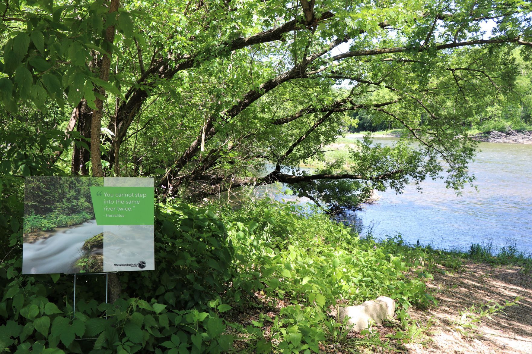 Fine Arts Council sign at Spring Park